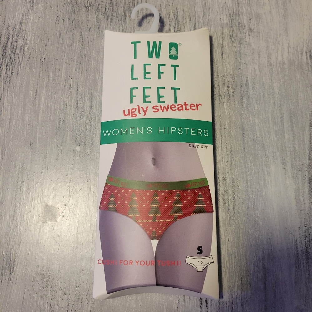 2/$10 Knit Wit Ugly Sweater Women's Hipsters Cotton Panties